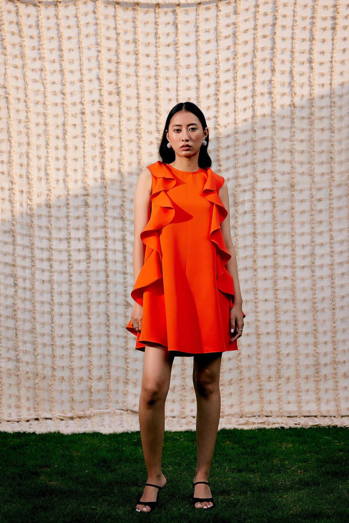 RUFFLE DRESS