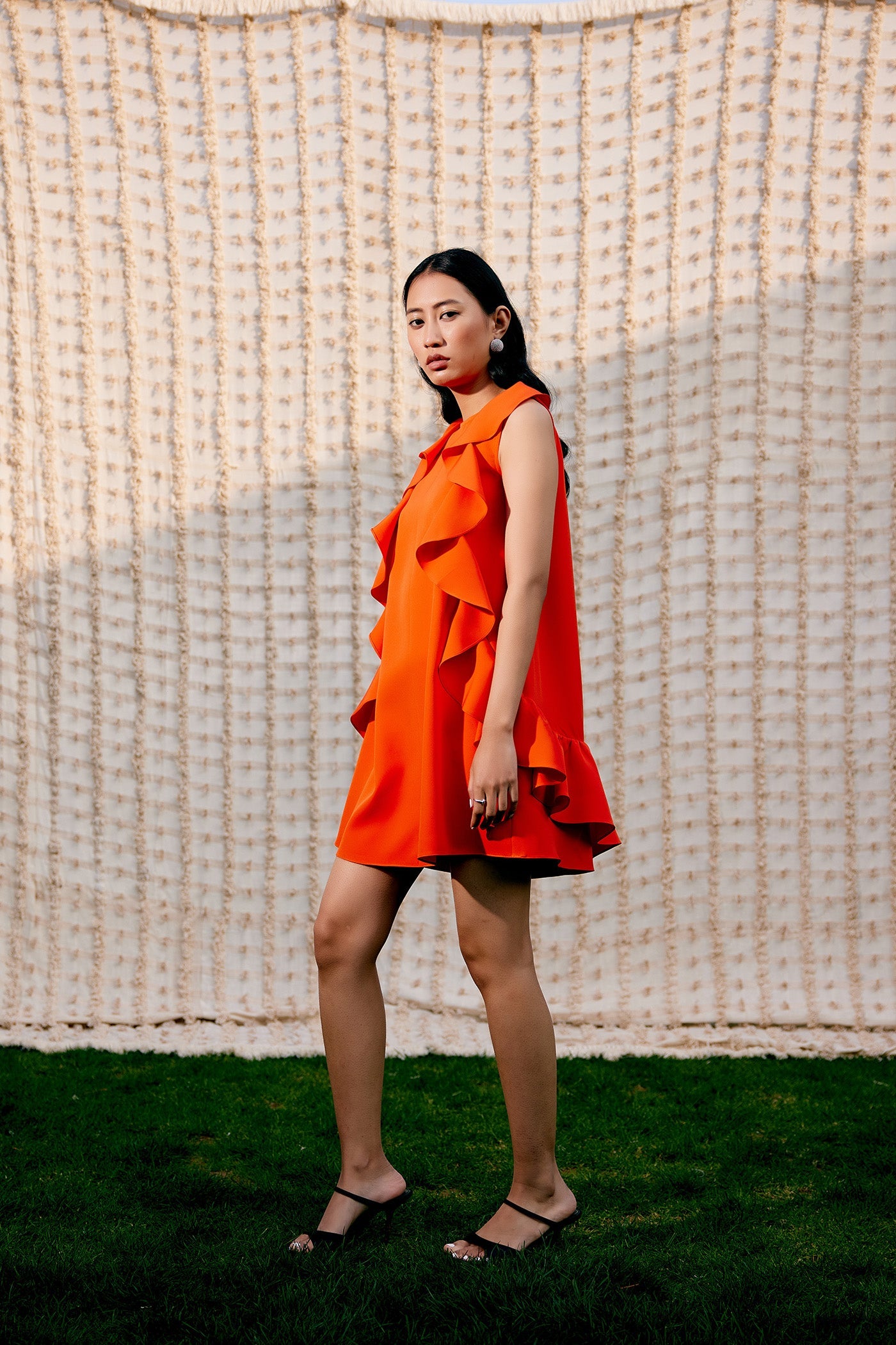 RUFFLE DRESS