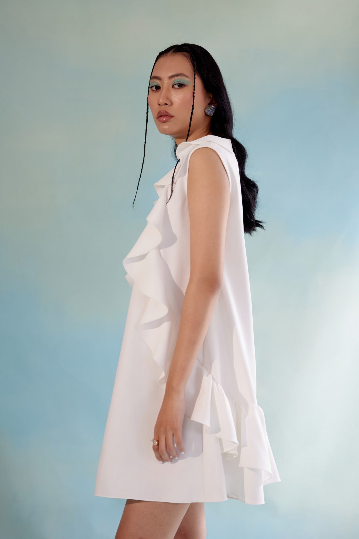 RUFFLE DRESS