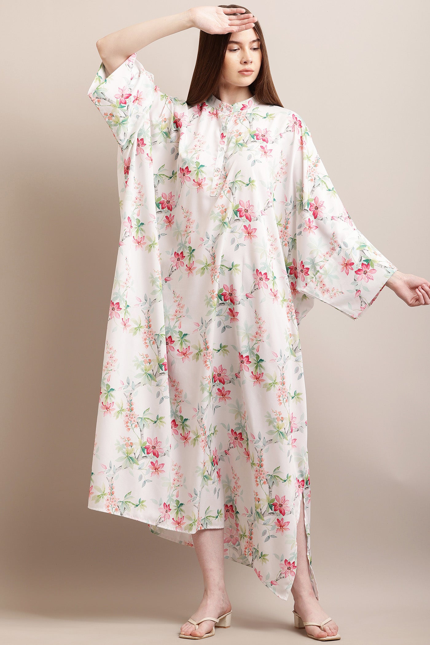 White Orchid Kaftan
