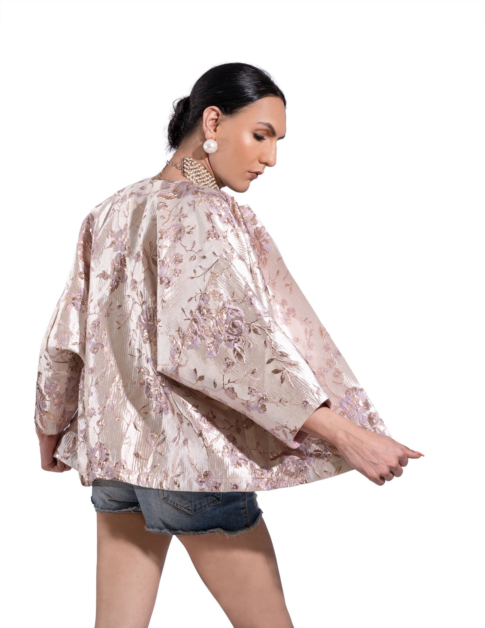 Lilac Silver Party Jacket