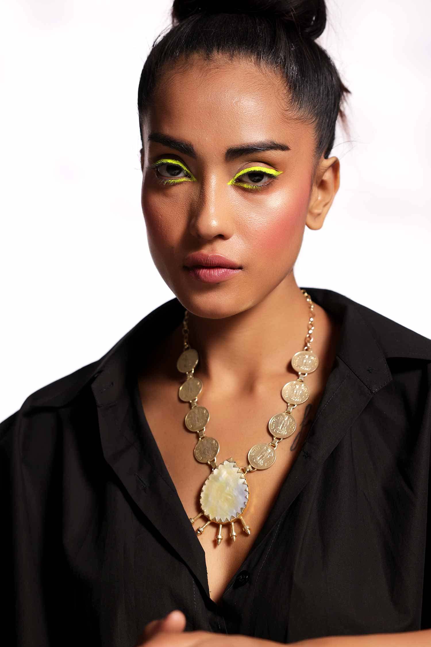 Gold Flux neckpiece