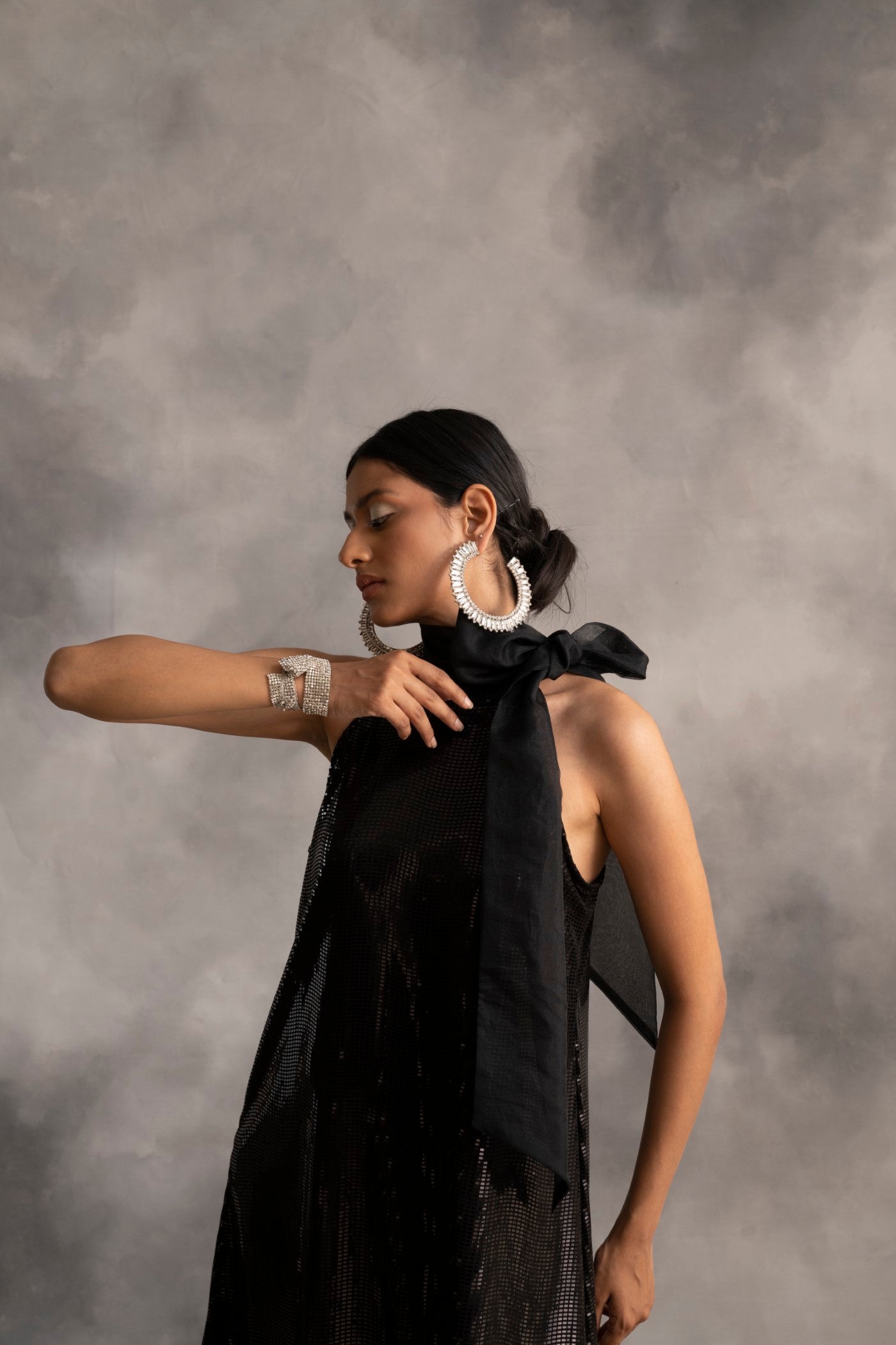 Black Luxe Party Dress