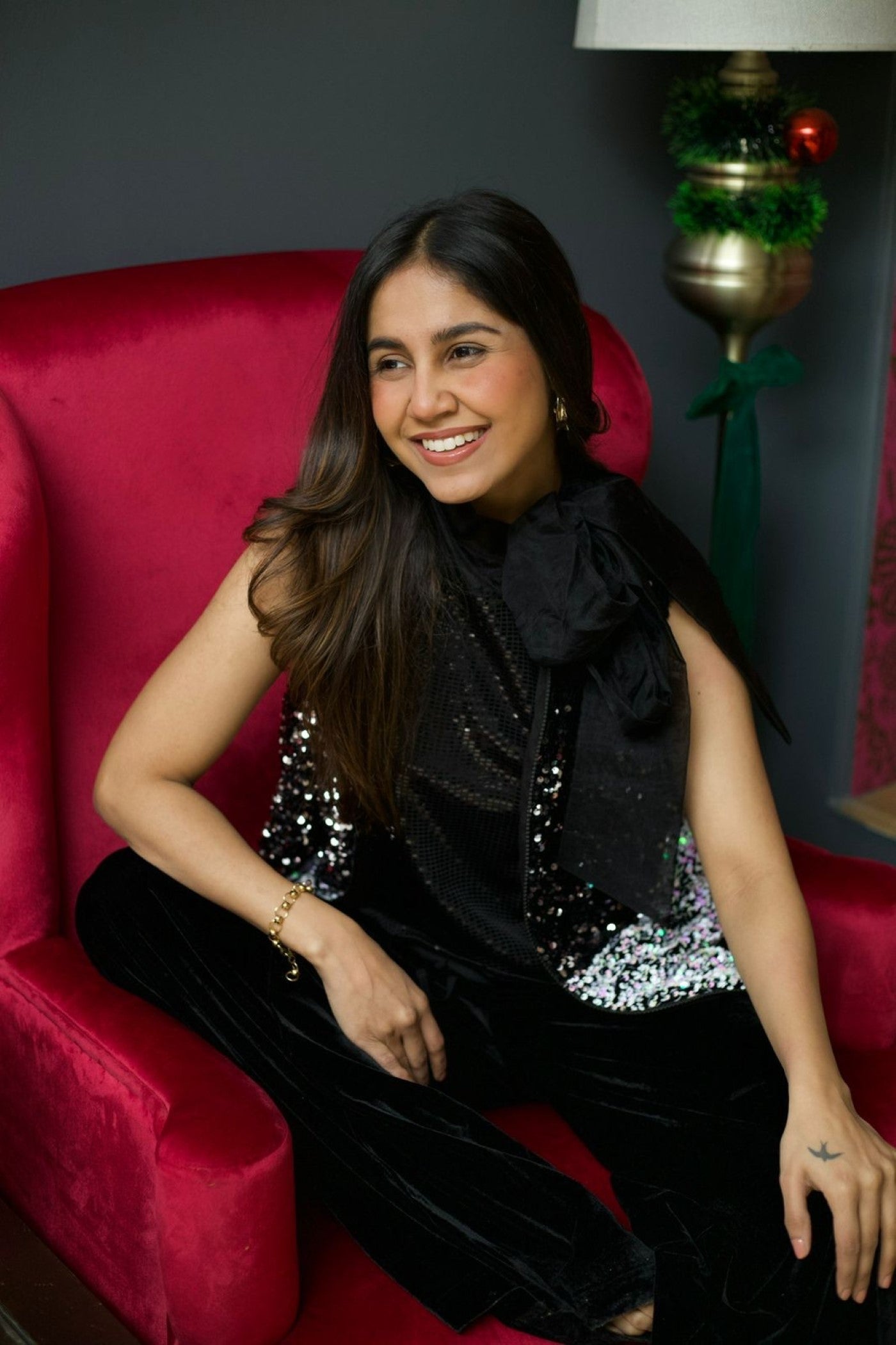 Punanya In Stardust shaded sequin jacket