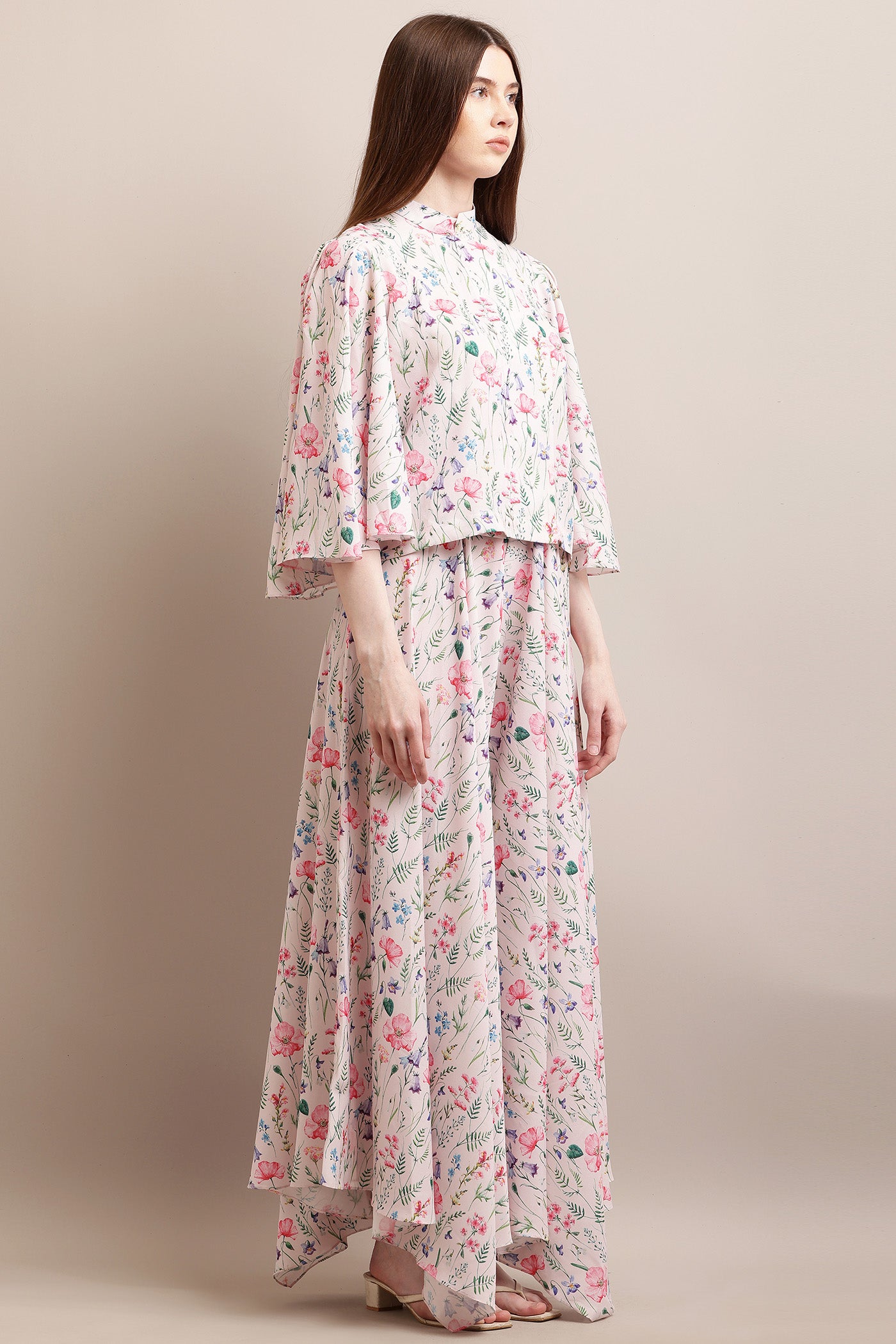 Floral Sumo Pant Wth Jacket