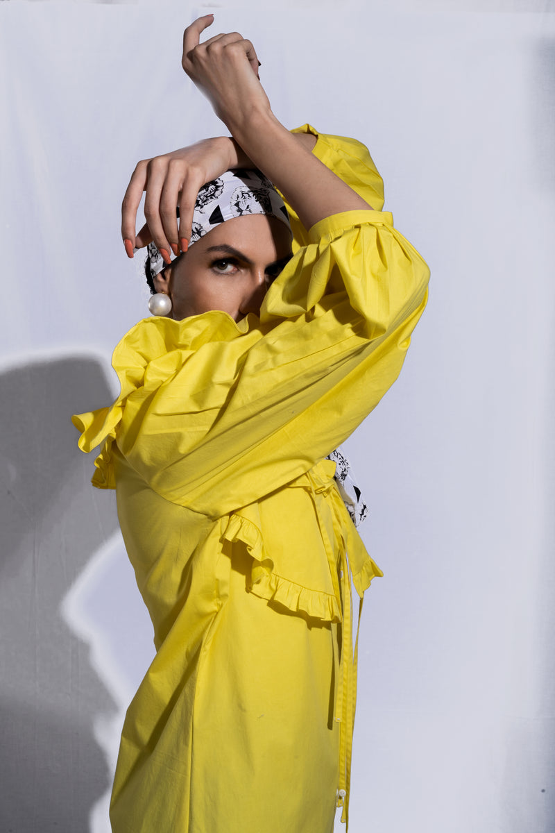Mellow Yellow Shirt Dress