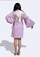 Fairy Mary Pink Jacquard Dress