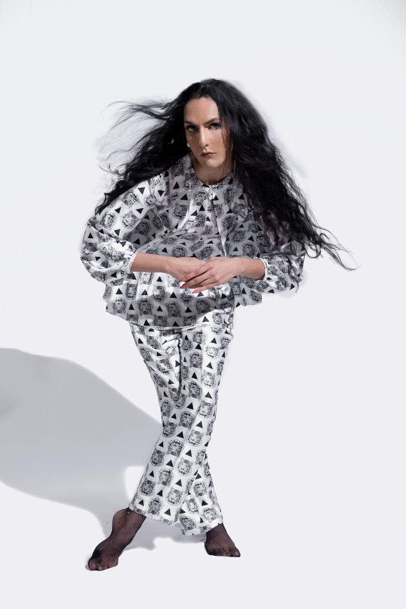 Corporate Black & White co-ord Set