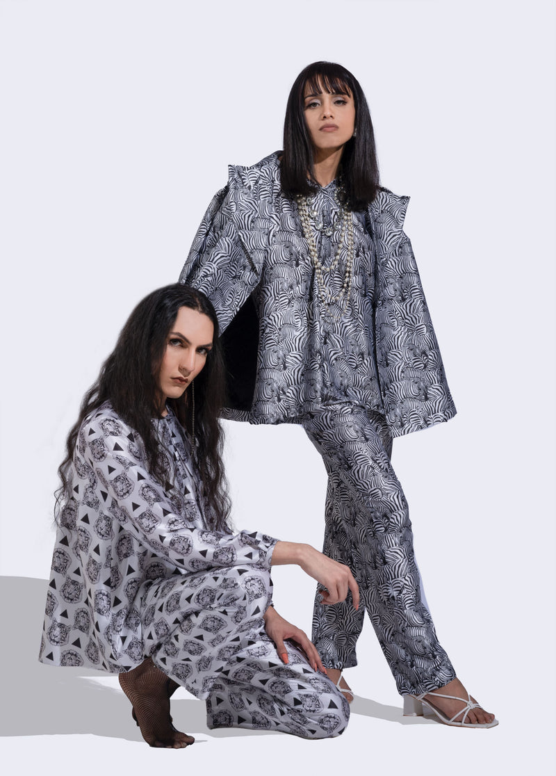 Corporate Black & White co-ord Set