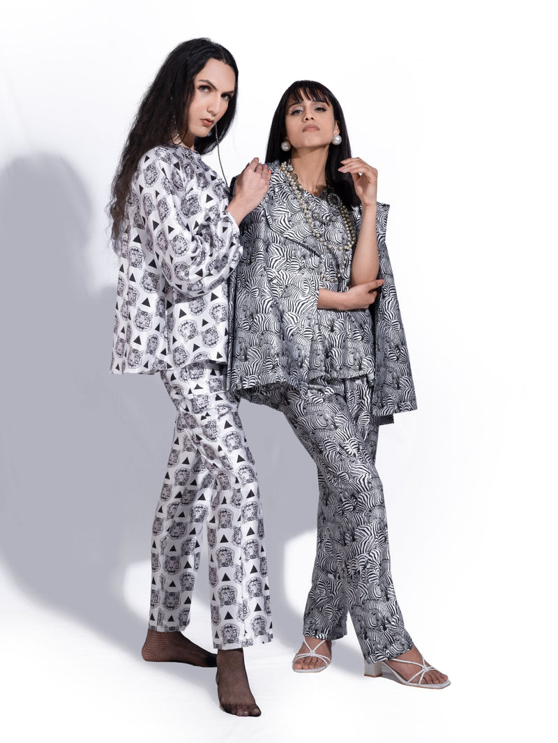 Corporate Black & White co-ord Set