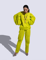 Mindy Lime Green co-ord Set