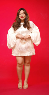 Shraddha Gurung In Dreamy Ivory Dress
